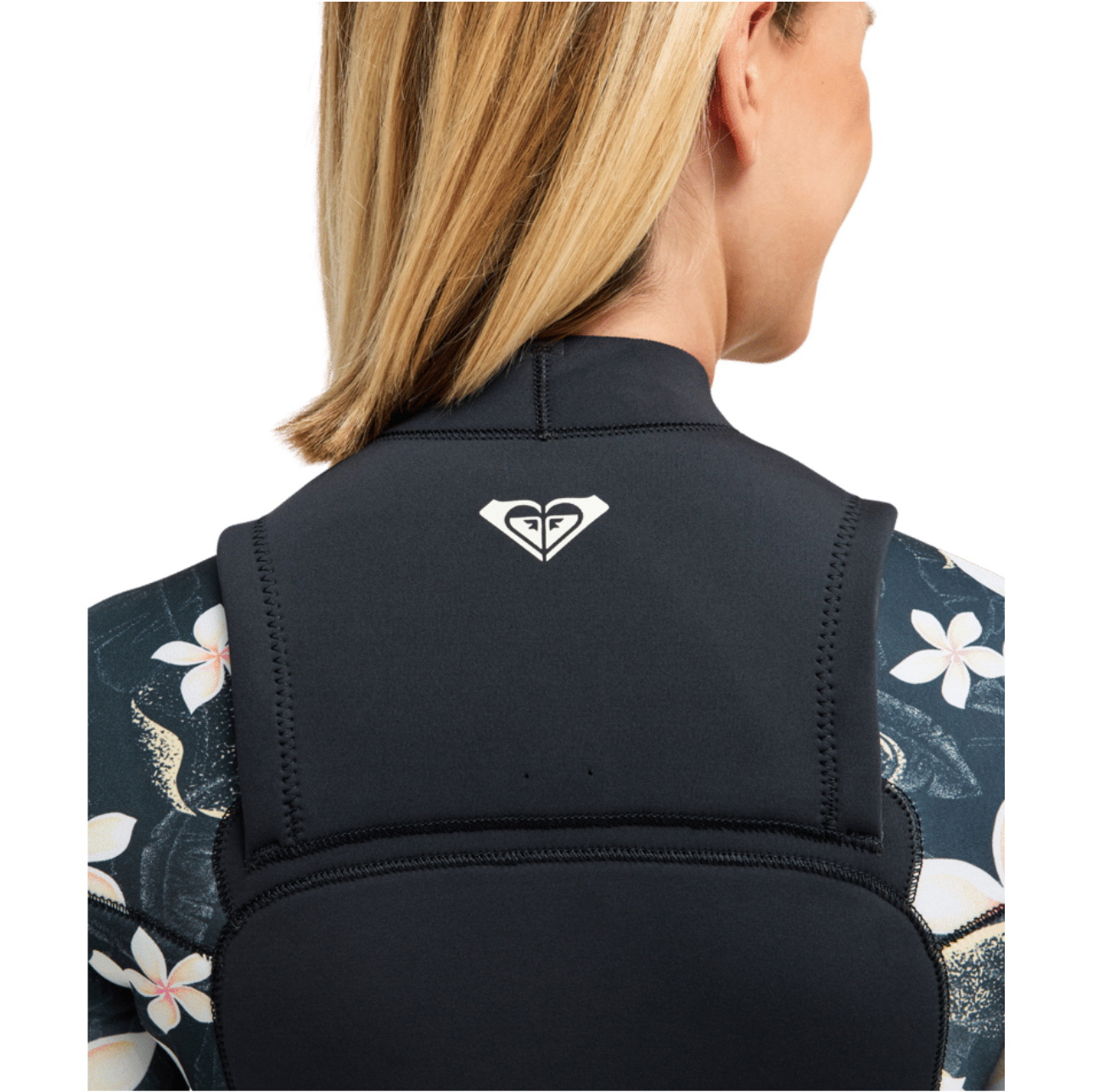 2026 Roxy Womens Swell Natural 4/3mm Chest Zip Wetsuit 26BW213509 - Hibiscus Real